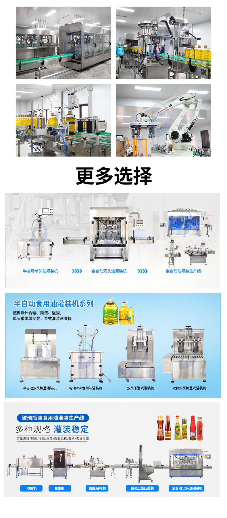 全自動十二頭食用油灌裝機
